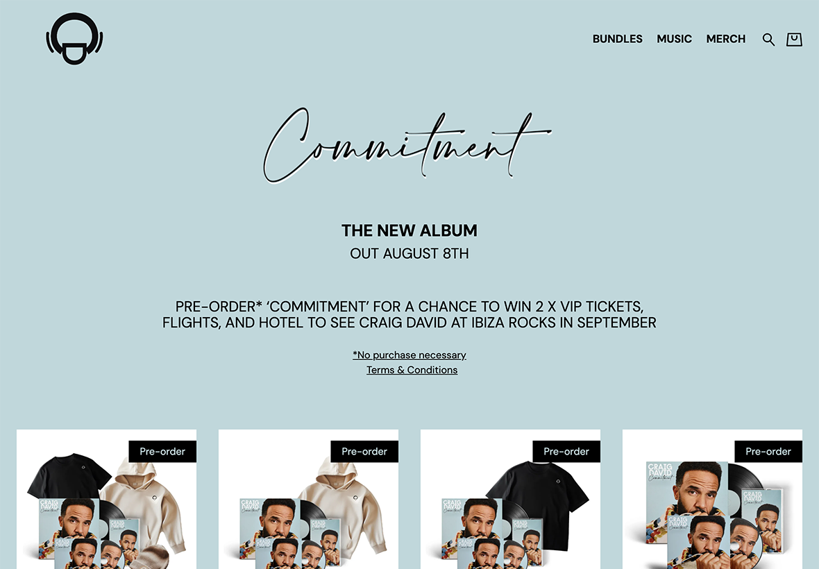 Craig David store thumbnail
